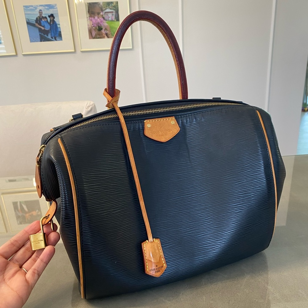 Louis Vuitton Epi Doc Bag Black